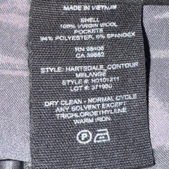 Theory Grey Virgin Wool Hartsdale Crop Trouser Dress Pants 2 - Picture 4 of 6